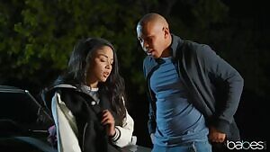 Maya Bijou having outdoor fun