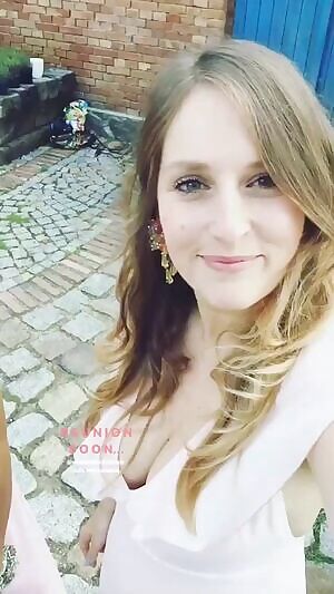 Love the big tits on this cute German girl.