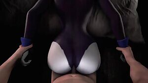 Raven getting fucked in the butt