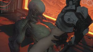 Monster Girls 3D Animation Big Dick