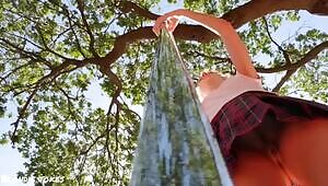 What a gorgeous day to be a school girl gone wild