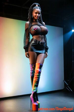 CBT JOI Balloons Boots Curly Hair
