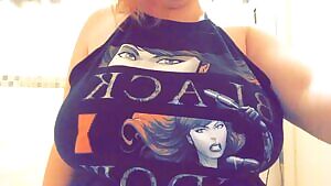 An OC Heavy Drop 🍈🍈 Fet. My black widow shirt