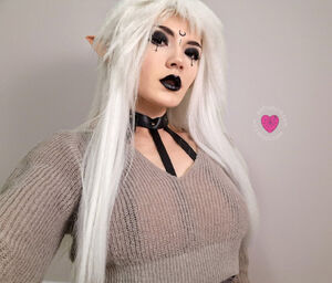 Bare Face Alt Clothed Elf Goth