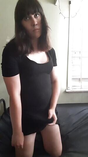 This dress doesn't hide much