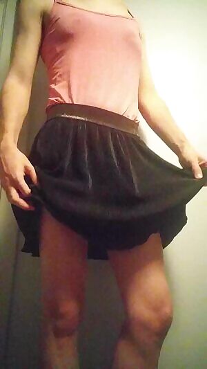 Feeling free in a skirt!