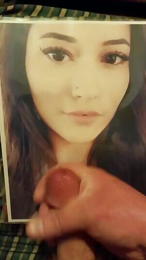 Cum tribute for Amina