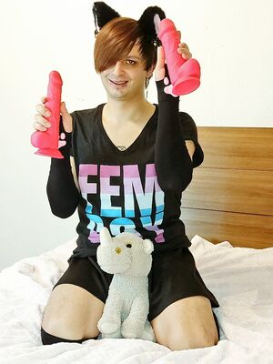 Catboys Amateur Dildo Femboy Sissy