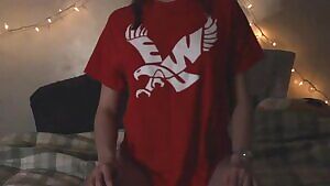 My first titty drop. I hope it still counts even though I have small titties