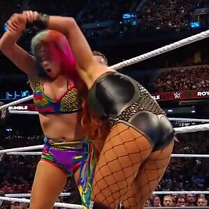 Becky may not be the thickest, but she more then makes up for it in jiggle