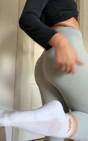 Fit Girls Amateur Ankle Socks Booty