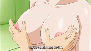 Giving breast massages POV