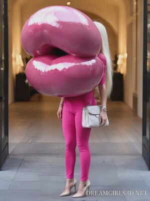 Fake Lips Ai Generated Bimbo Bimbofication