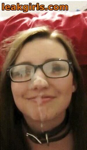 Cute 18 year old licks cum off her mouth