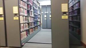 Late night at the library... I hope nobody saw me