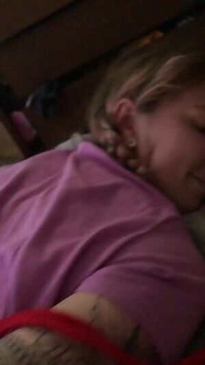 tiny little teen tied up and helpless!!