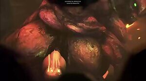 Doom guy pounding Baroness of Hell POV