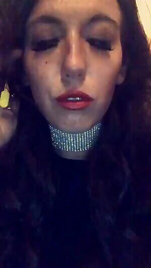 A horny swallowing cum bitch