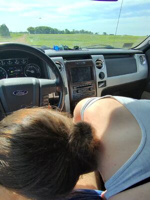 In The Car Amateur BWC Big Dick