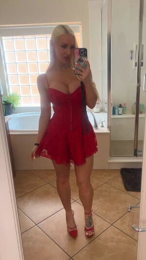 High Heels Big Tits Blonde Dress
