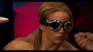 If only she wasn't wearing goggles.....fuck what a mess...