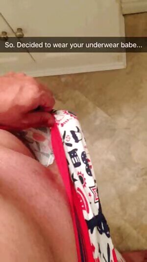 Borrowing his underwear...