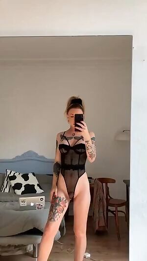 Sexy bulge in fishnets. Scottish Angel