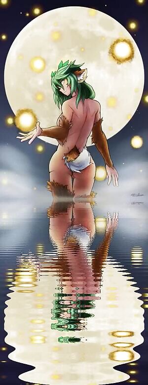 Willow being very enchanting and mesmerizing under the full moon