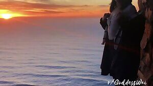 I’m glad the photographers on the other side of this wall were distracted by the sunset 🌅