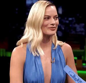 “Now that you’ve had your first BBC, would you go back to white again?”. Margot Robbie: