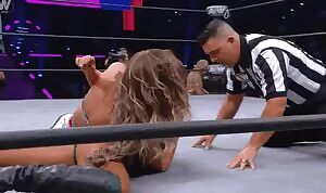 Britt Baker fists Penelope Ford