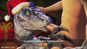 Monster Sex 3D Animation Blowjob Christmas