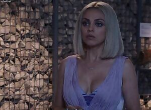 Mila Kunis overpowered in LowCut dress -