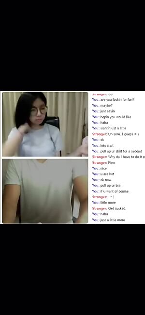 Omegle Asian with Amazing Tits