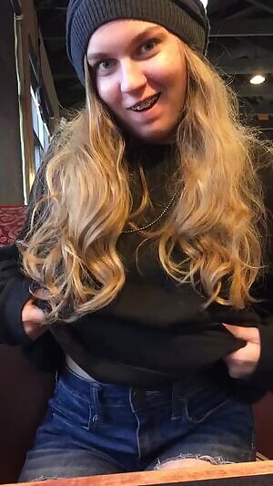 My braces and great tits. Oh and my dorky face. ❤️