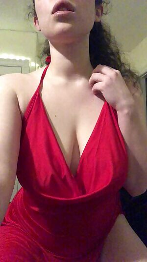 Sexy red dress
