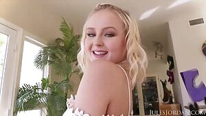 18 Year Old Teen Natalia Queen's First Interracial