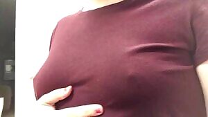 ...probably should’ve worn a bra today. Oh well!