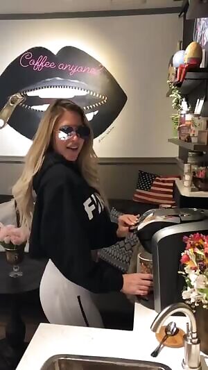 Kelly likes her coffee like she likes her men - BLACK