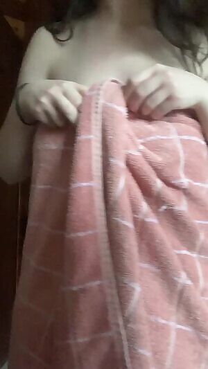 My post-shower pale ass