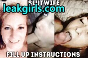 Slutwife fill up instructions