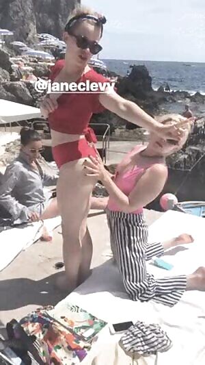 Jane Levy getting her perfect ass rubbed