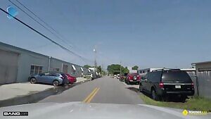 Alexandra's Mechanic Fucks The Attitude Right Out Of Her