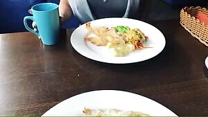 Out with her girlfriend 2