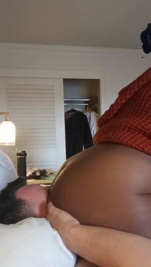 Ebony Femdom Amateur Ass Booty Cum