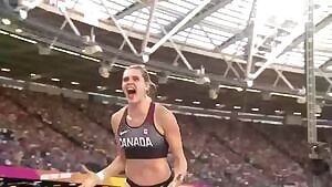 She seems proud of her effort