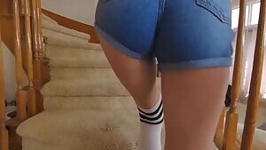 Teen going for a shower