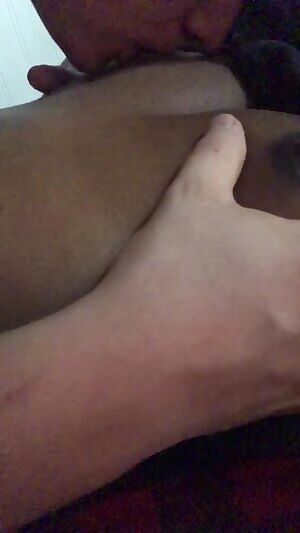 Giving her nipples some well deserved love 🥰