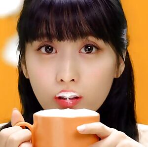 I'd loved to give Twice's Momo a sloppy facefucking, give her a facial to play with my cum