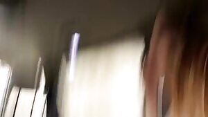 Russian beauty blackmailed by boss for blowjob